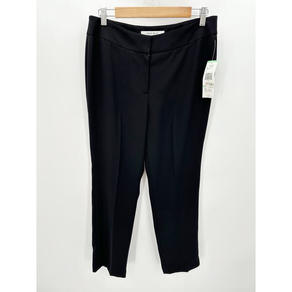 Nine West Black Dress Pants Slacks Suit Seperates Womens Size 8 NWT - Picture 1 of 8